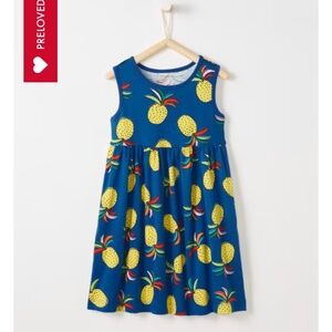 Hanna Andersson Dress 10 Chasing Summer Sundress Pineapple Pockets School Play